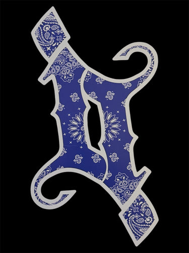 Royal Blue Bandana Logo