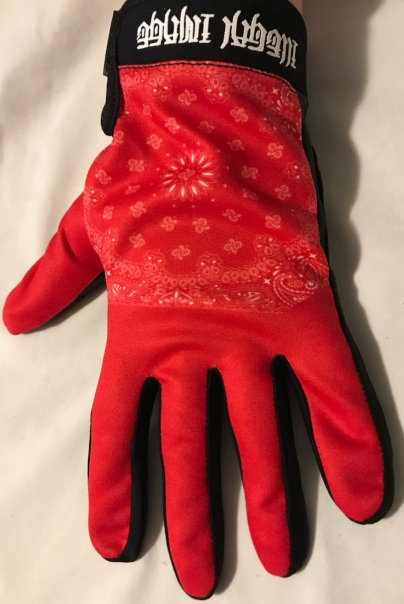 Half Print Bandana Gloves